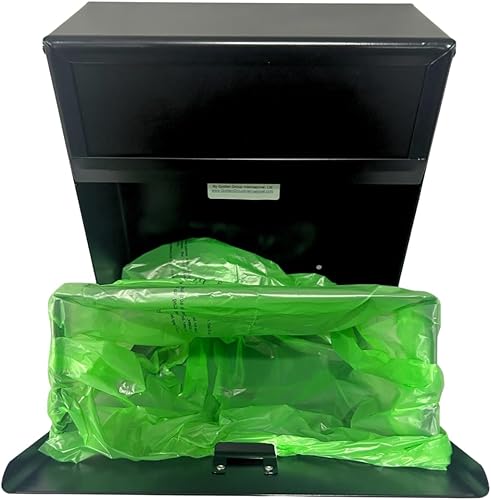 Miniatura 7 de Receptáculo de eliminación de servilletas sanitarias (negro)