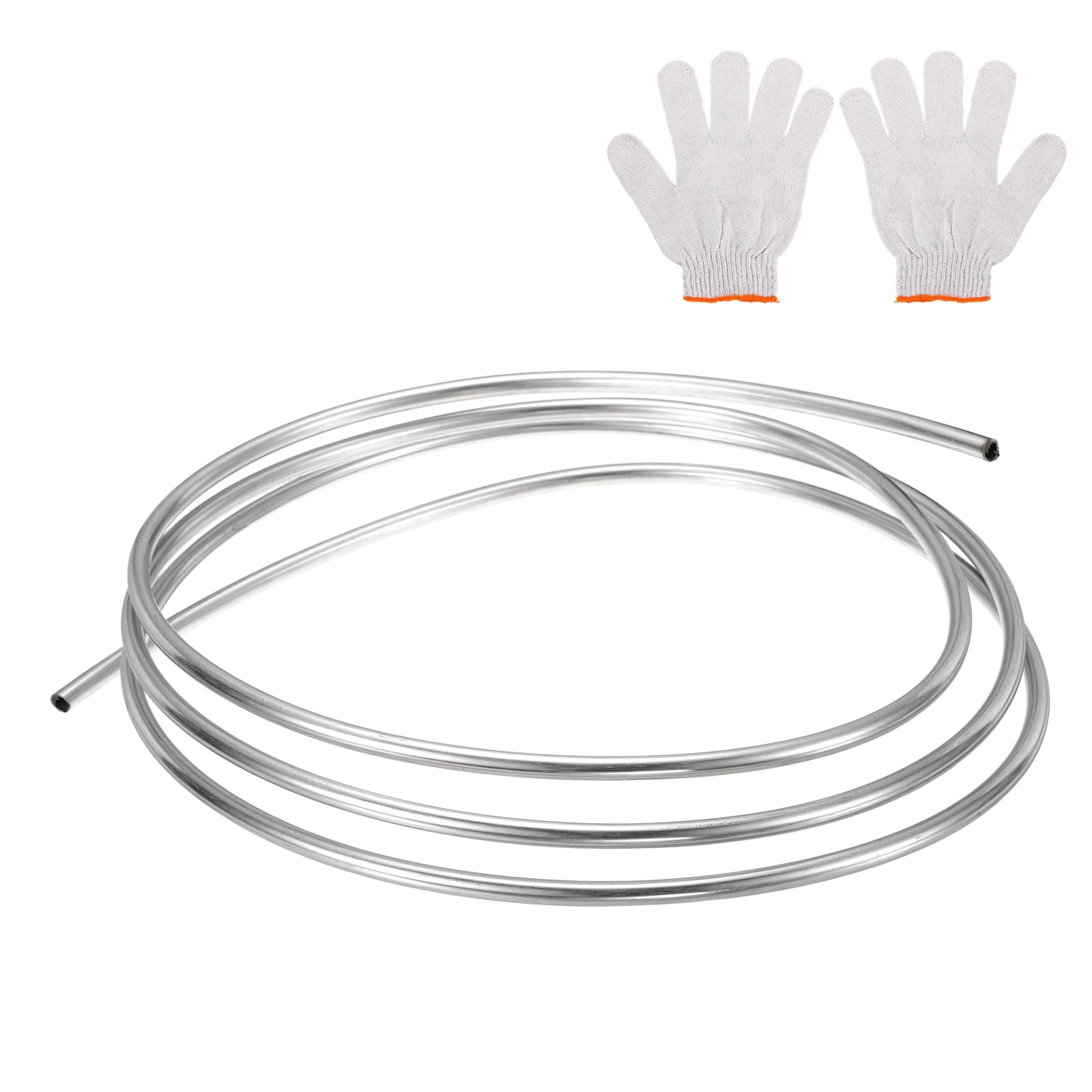 Bobine de tube en acier inoxydable 304 industriel de 3m avec gants