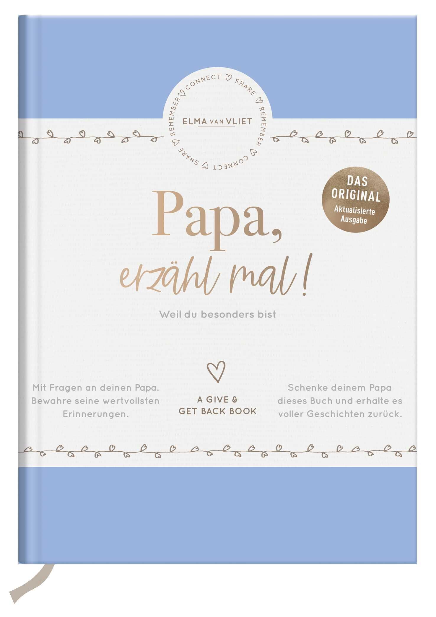 Papa, erzähl mal! | Elma van Vliet: Das Erinnerungsalbum deines Lebens | Das Original. Ein persönliches Geschenk für den Vater zum Vatertag oder Geburtstag