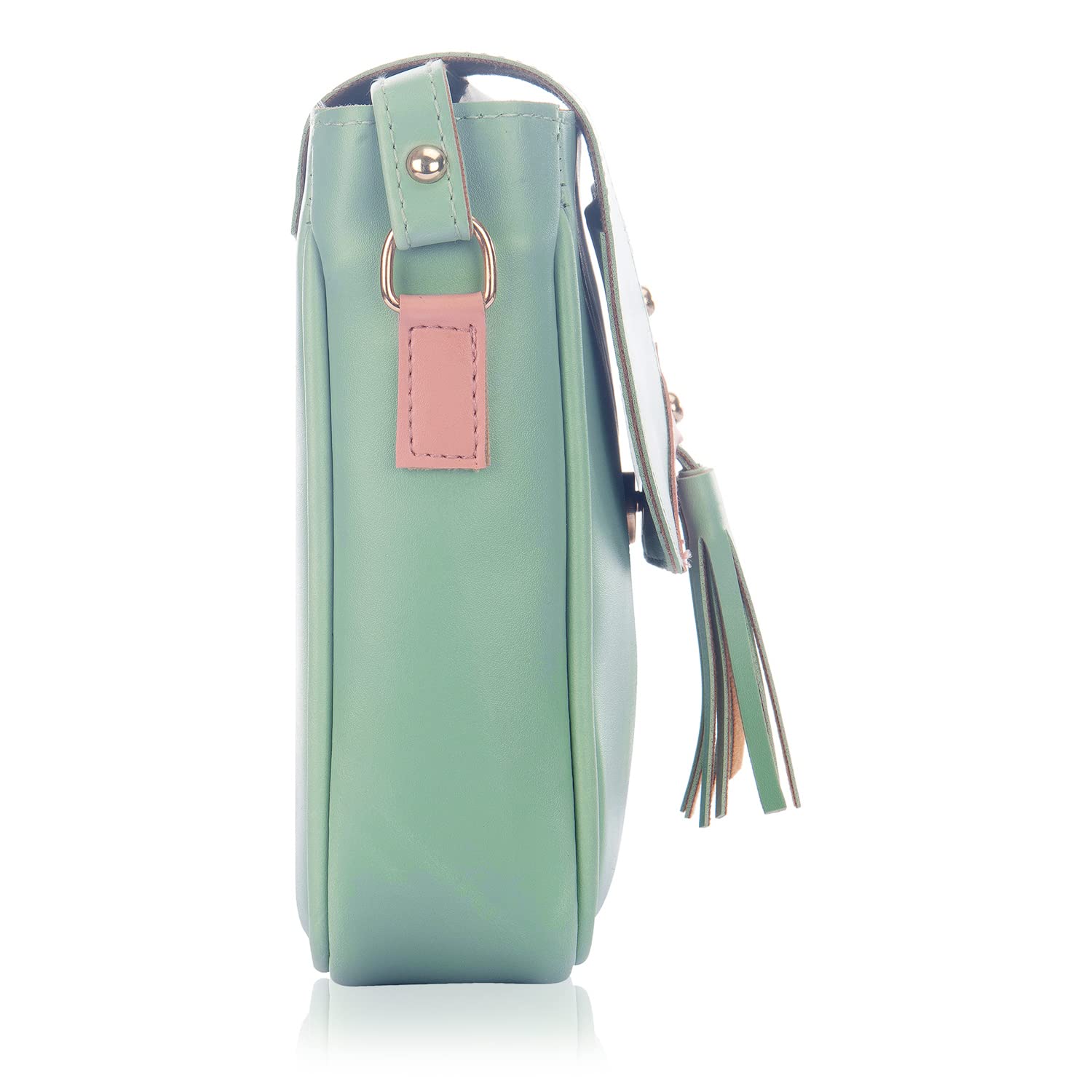 SHAMRIZ Women Sling Bag With Adjustable strap | handbag | purse |Side Sling bag | Tassel Sling Bag (Sea-Green) 4