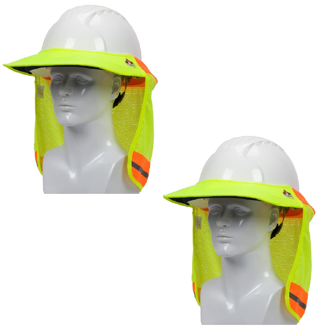 FR Treated Hi-Vis Hard Hat Visor and Neck Shade 396-801FR