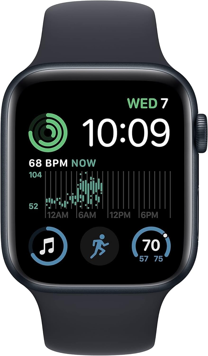 Amazon.com: Apple Watch SE 2nd GEN (2024) 40mm GPS Midnight