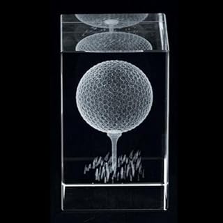 3D Crystal Golf Block