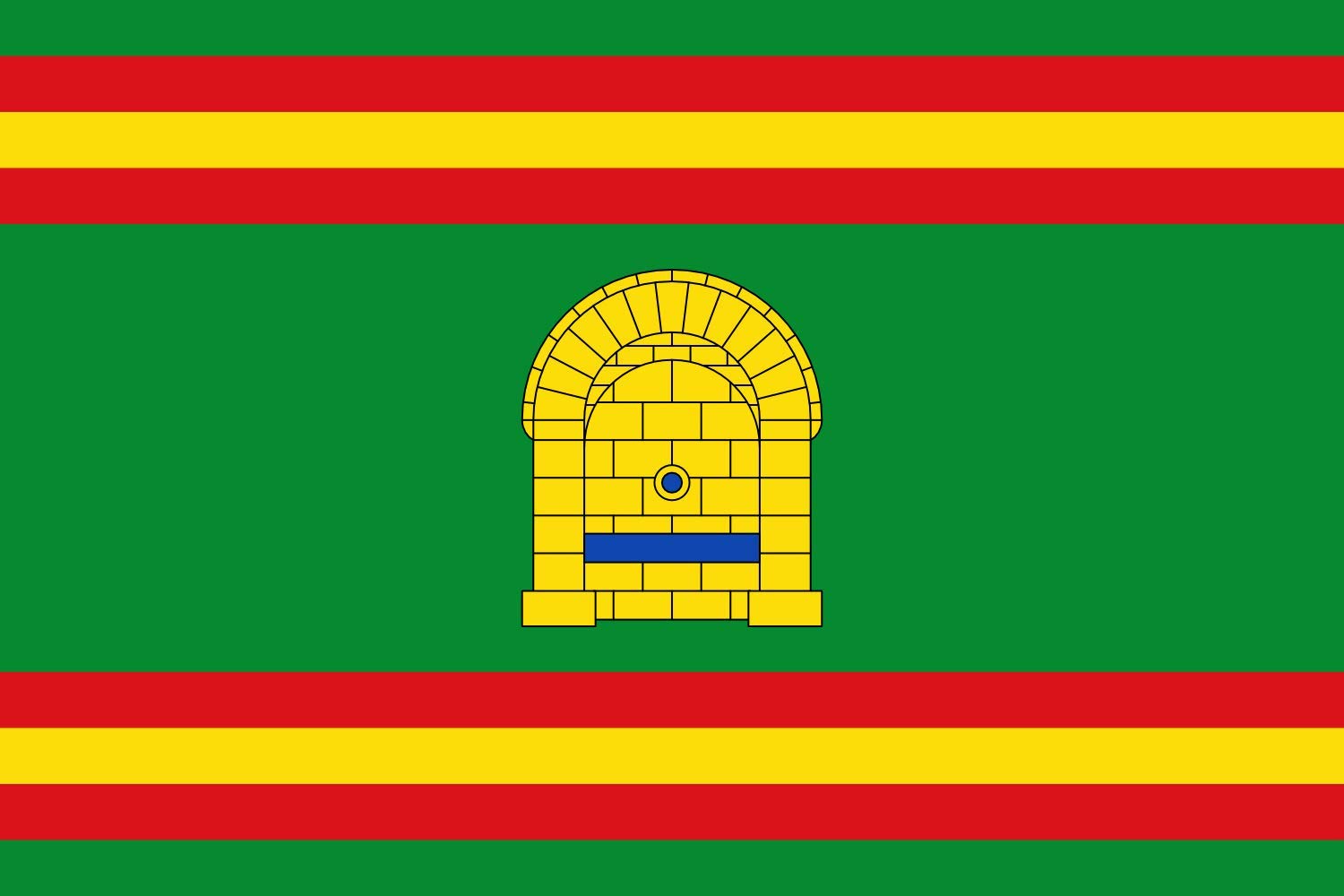 Pavillon drapeau Maicas Teruel Espagne pour mât extérieur