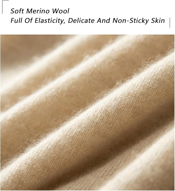 Cashmere Sweaters for Women, 100% Cashmere Long Sleeve Crew Neck Soft Warm Pullover Knit Jumpers
