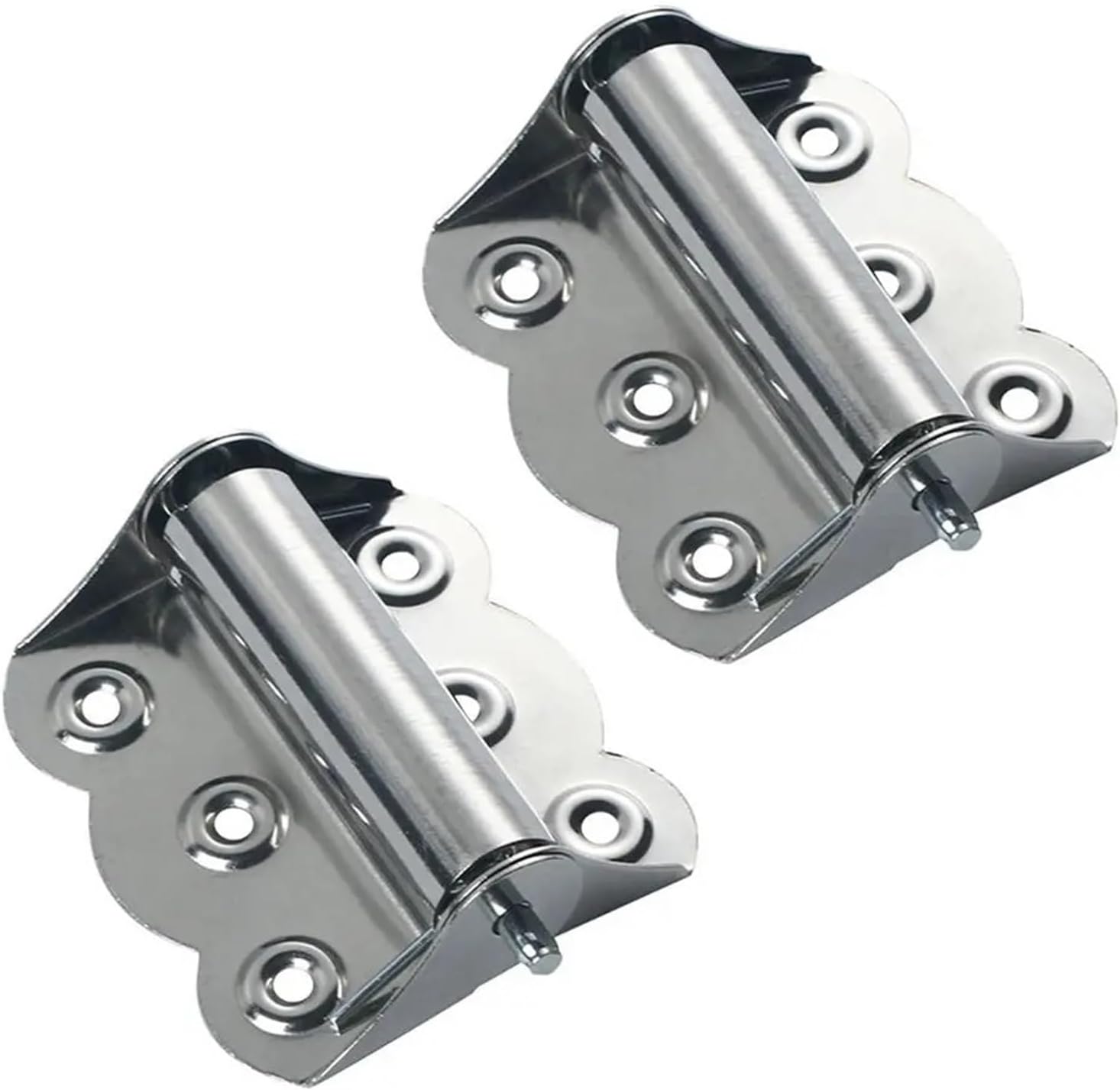 Adjustable Hinges Door Closing Hinges 2Pcs/Set Stainless Steel Hinge Automatic Closing Flush Spring Cabinet Door Window Home Hardware