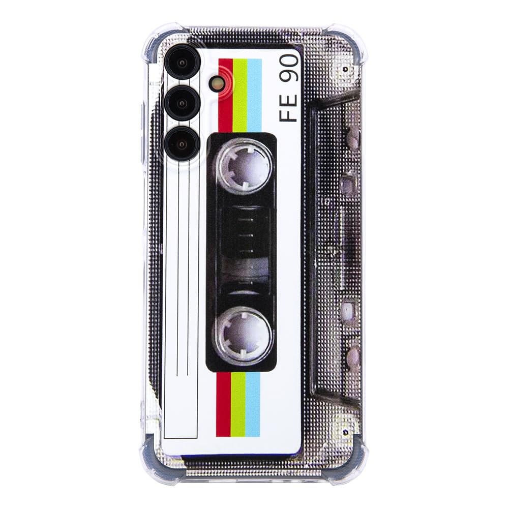 Photo 1 of STINFIZTOL Phone Case Compatible with Galaxy A15 5G,80s Type Music Cassette Soft TPU Cover for Samsung A15 5G Multicolor