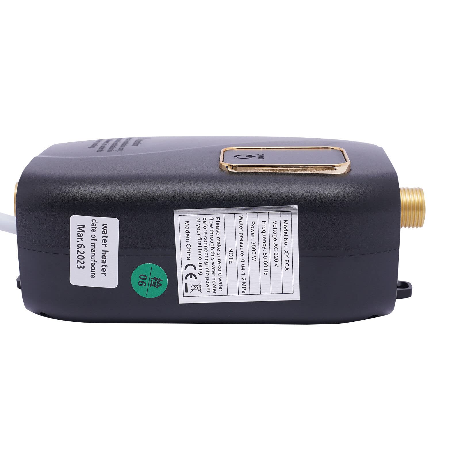 Scaldabagno Elettrico ad Accumulo Sotto Lavello Per Cucina, Compatto, Facile da usare, Per Cucina, Garage,Riscaldamento Rapido, Leggero E Moderno Design 220V 3800W