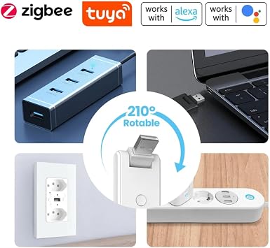 Usb Tip Zigbee + Bluetooth Ağ Geçidi Hub Gateway (Tuya, Smart Life Uyumlu)
