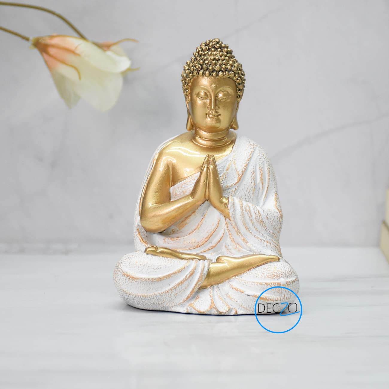 Buy DECZO Lord Buddha Statue in Three Different Positions (14x9x7