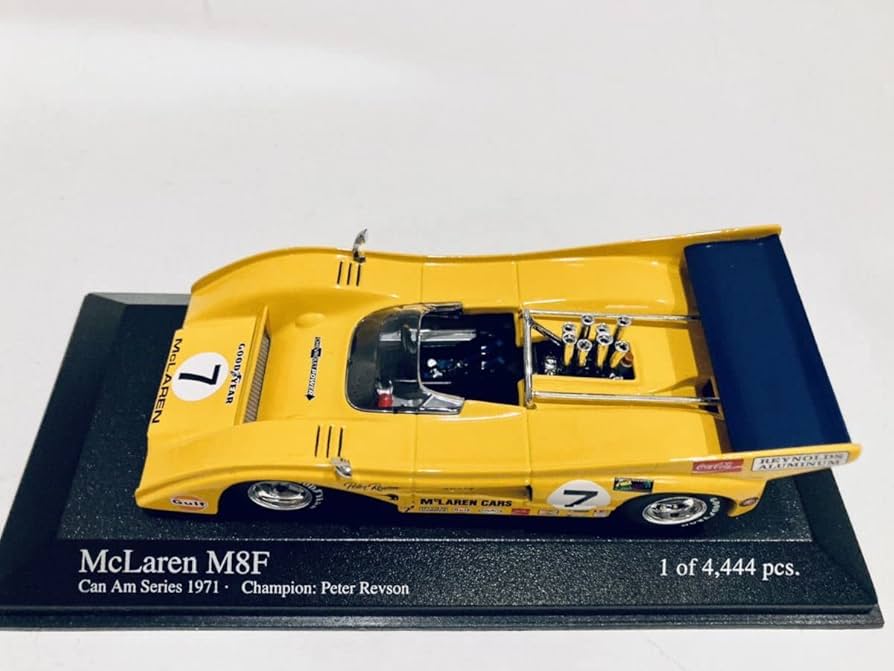 Amazon | 1/43 Minichampsマクラーレン M8F P.レブソン Can-Am