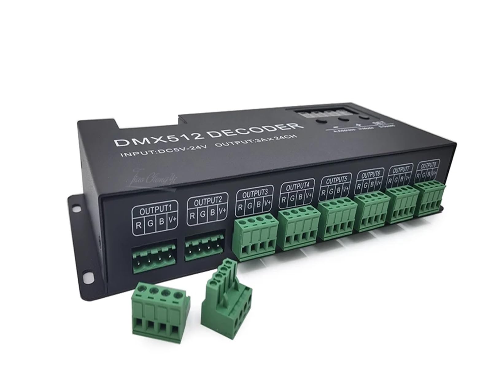 512 decoder with Digital Display dimming Driver RGBW 24-Channel LED Controller for lamp DC5V-24V(24 Channle)