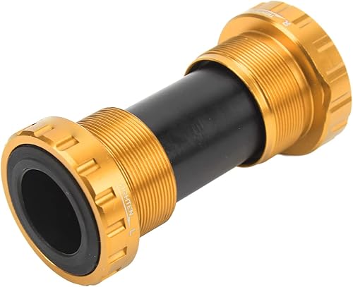 Tissting Soporte inferior de bicicleta roscado BB91 682.874 in MTB Soporte inferior de rodamiento de acero sellado integral para manivela de husillo