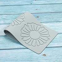 Vista 8 de Moldes de Silicona de Hojas Huecas Moldes de Chocolate Corazón de Enamorados Geometría Molde de Silicona 3D Chocolate Dulces Molde de Hojas