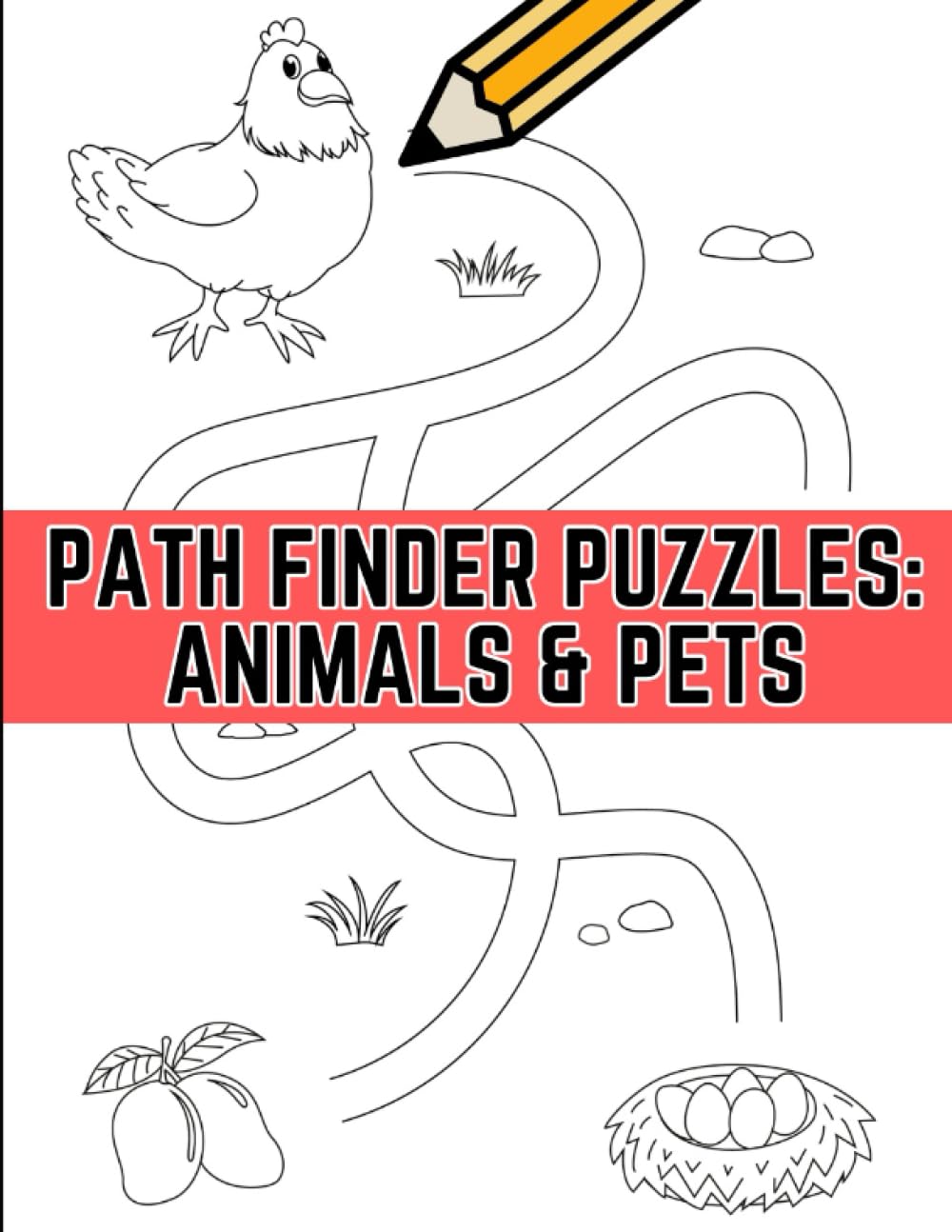 Path Finder Puzzle Book: Animals & Pets
