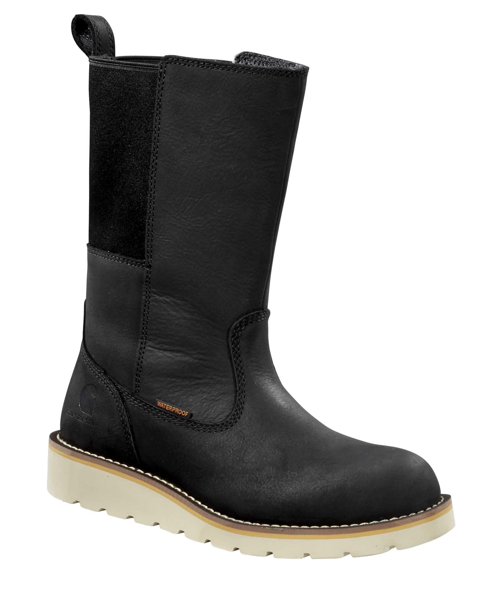 Carhartt Womens Waterproof 10 Soft Toe Wellington Wedge Boot