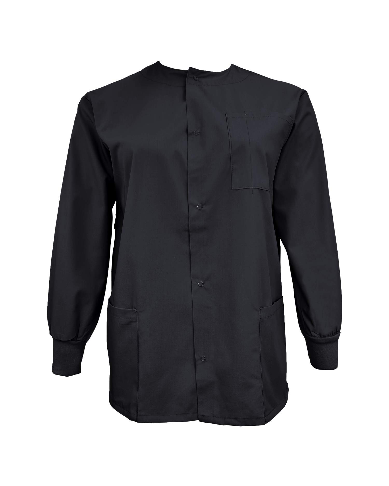 Natural Uniforms Women's Lightweight Warm Up Jacket Pack of 3 Set (Small, Black)