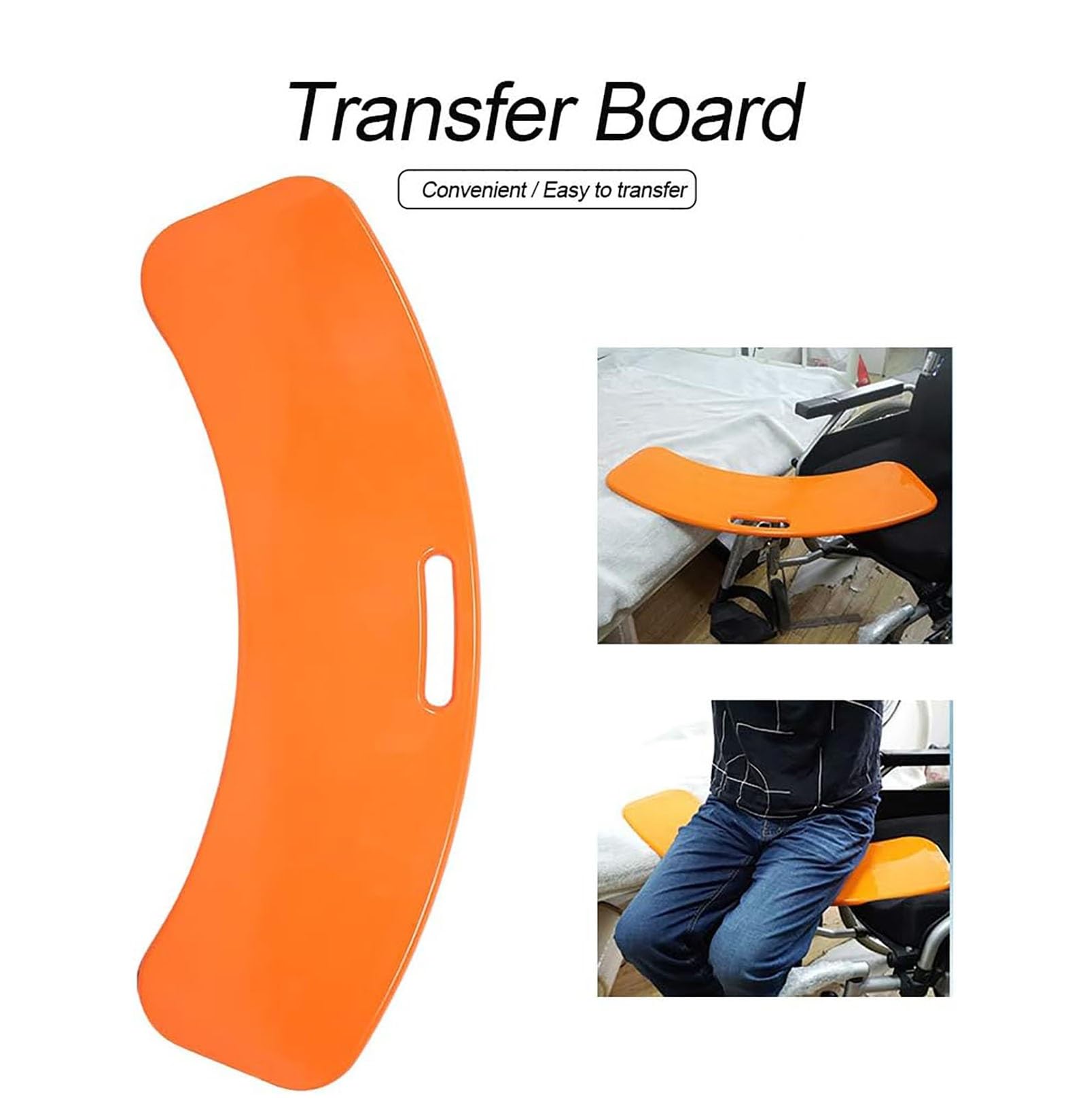 Tabla de Transferencia Deslizante, tabla de transferencia para ancianos, dispositivo de ayuda para la transferencia de pacientes de la silla de ruedas a la cama, el inodoro, la bañera o el coche