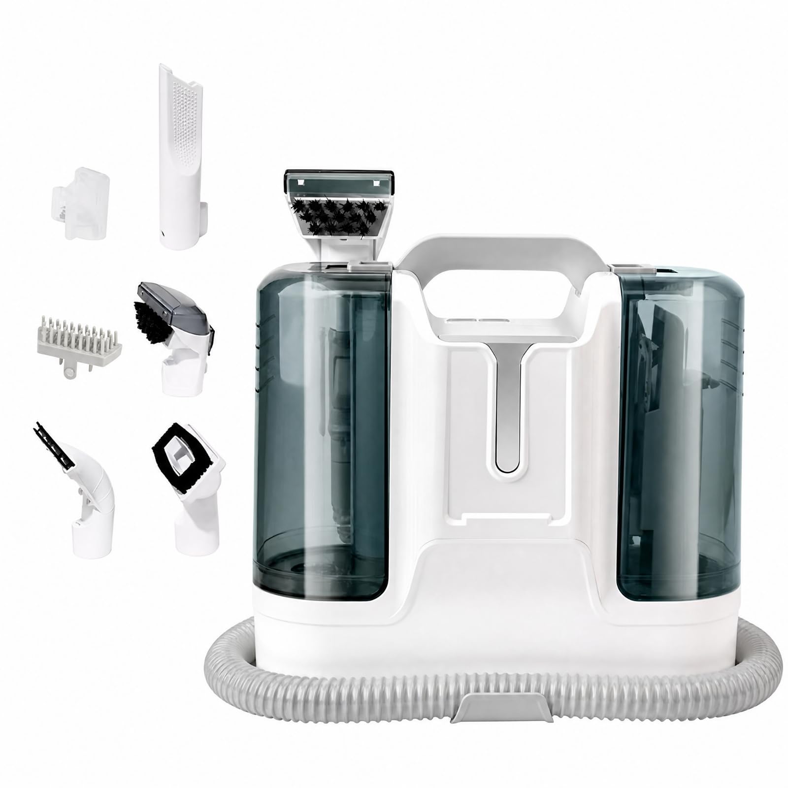 Gralara Aspiratore Lavatappeti con Accessori Multifunzione Lavatappezzeria Multiuso Aspirapolvere Estrattore per Casa, Angoli e Punti Difficili