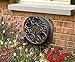 Suncast Sidewinder Side Scroll 60 Foot Hose Capacity Resin Decorative Wall Mount Hose Reel, Bronze