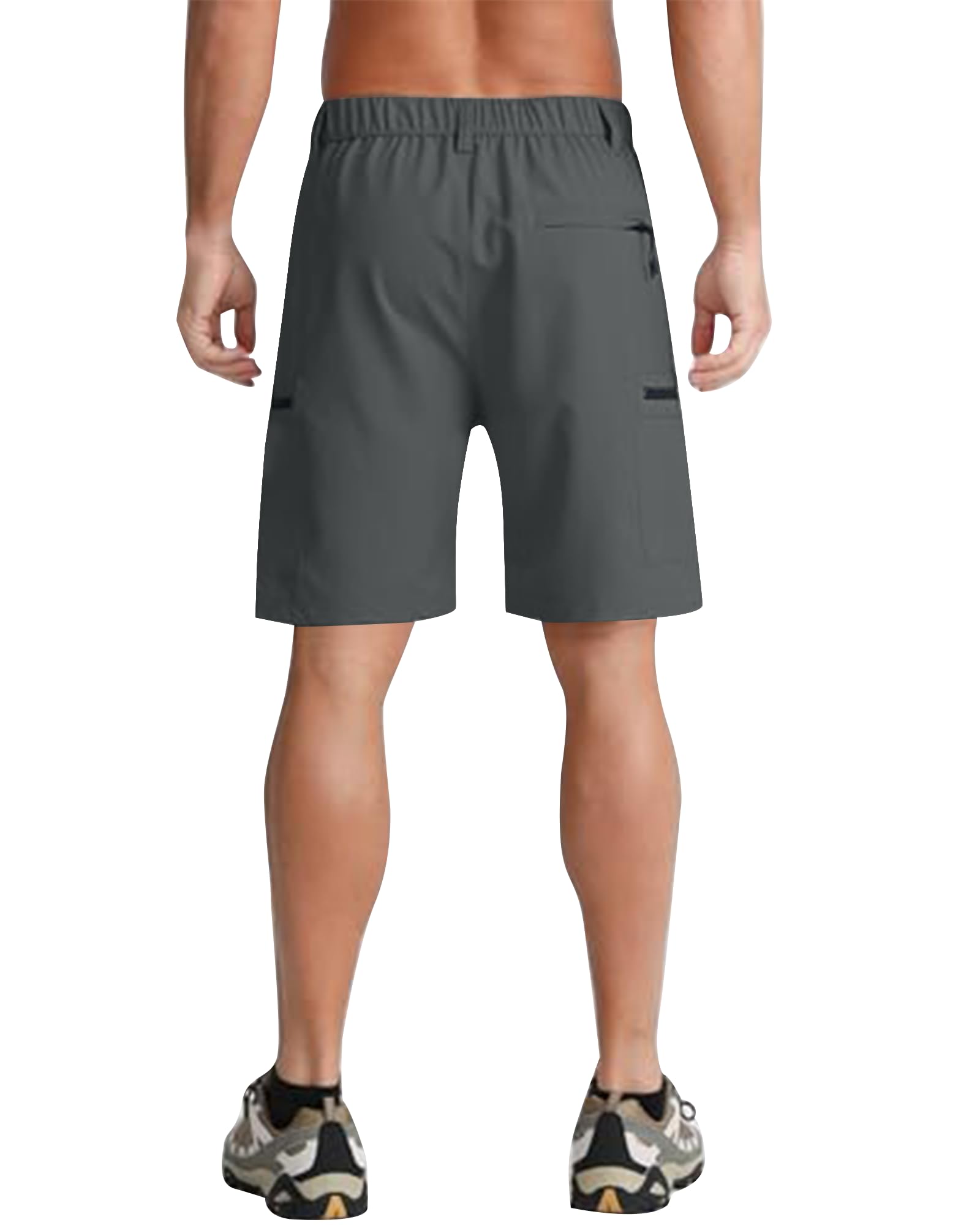 LVCBL Pantaloncini da uomo, da trekking, da uomo, leggeri, ad asciugatura rapida, pantaloni cargo