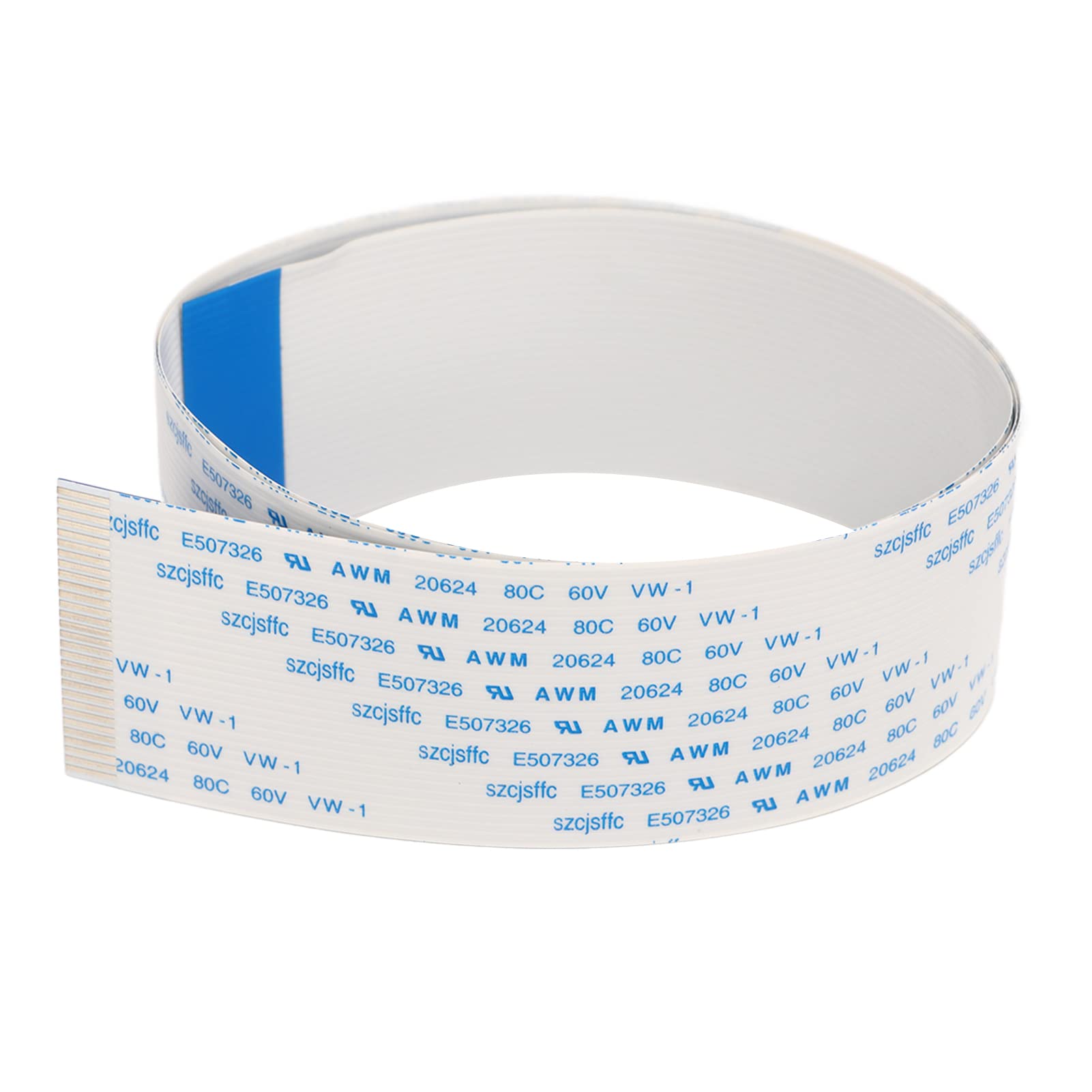 Ymiko 2Pcs Printer Flat Data Cable Printer Flexible Flat 00 TX800 Printhead Cable Data Cable Thickened Printer Flexible Flat Cable (60cm)