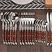 LCCDSD Bestecksätze 24 Stücke Laguiole Stil Geschirr Set Holz Griff Geschirr Steak Messer Gabeln Und Löffel Edelstahl Japanische Küche Besteck Rostfreier Stahl (Color : 24pcs Dinner Set)