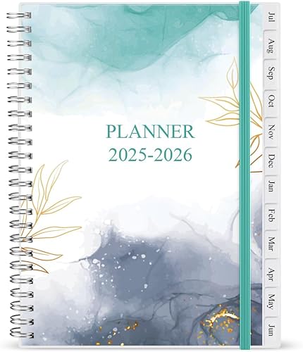 Miniatura 8 de Agenda semanal y mensual 2024-2025, organizador para realizar seguimiento de tus objetivos, fácil organización de tu vida diaria, tamaño mediano,