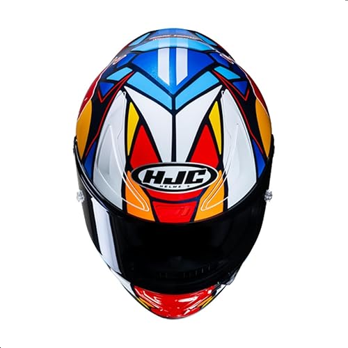 Miniatura 2 de HJC RPHA 1N Misano GP Casco de motocicleta con visera HJ-35 Pinlock, aprobado por DOT (MC21, XL)