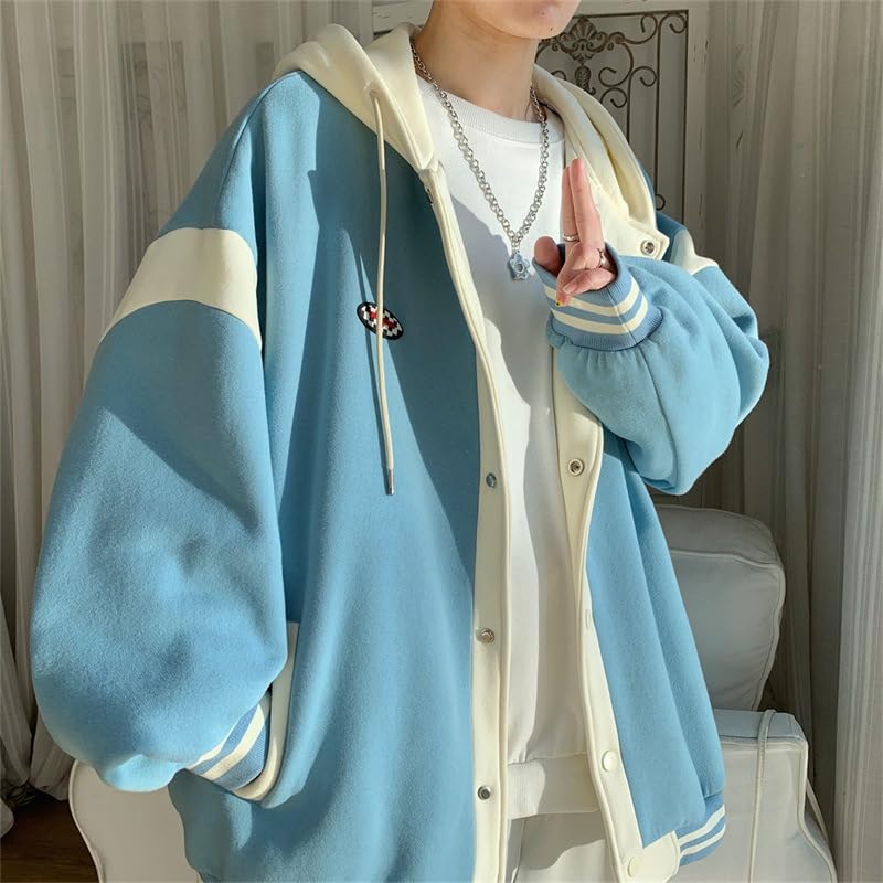 Vintage Y2k Coat with Pocket Acubi Preppy Drawstring Jacket for Men Harajuku Grunge Hoodies Dark Academia Outfits4