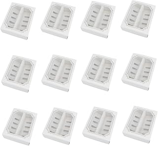 12pcs Clear Window Macaron Packaging Box Paper Cake Storage Container for Parties Birthdays and Events Shockproof Design to Keep Desserts Safe and Fresh
