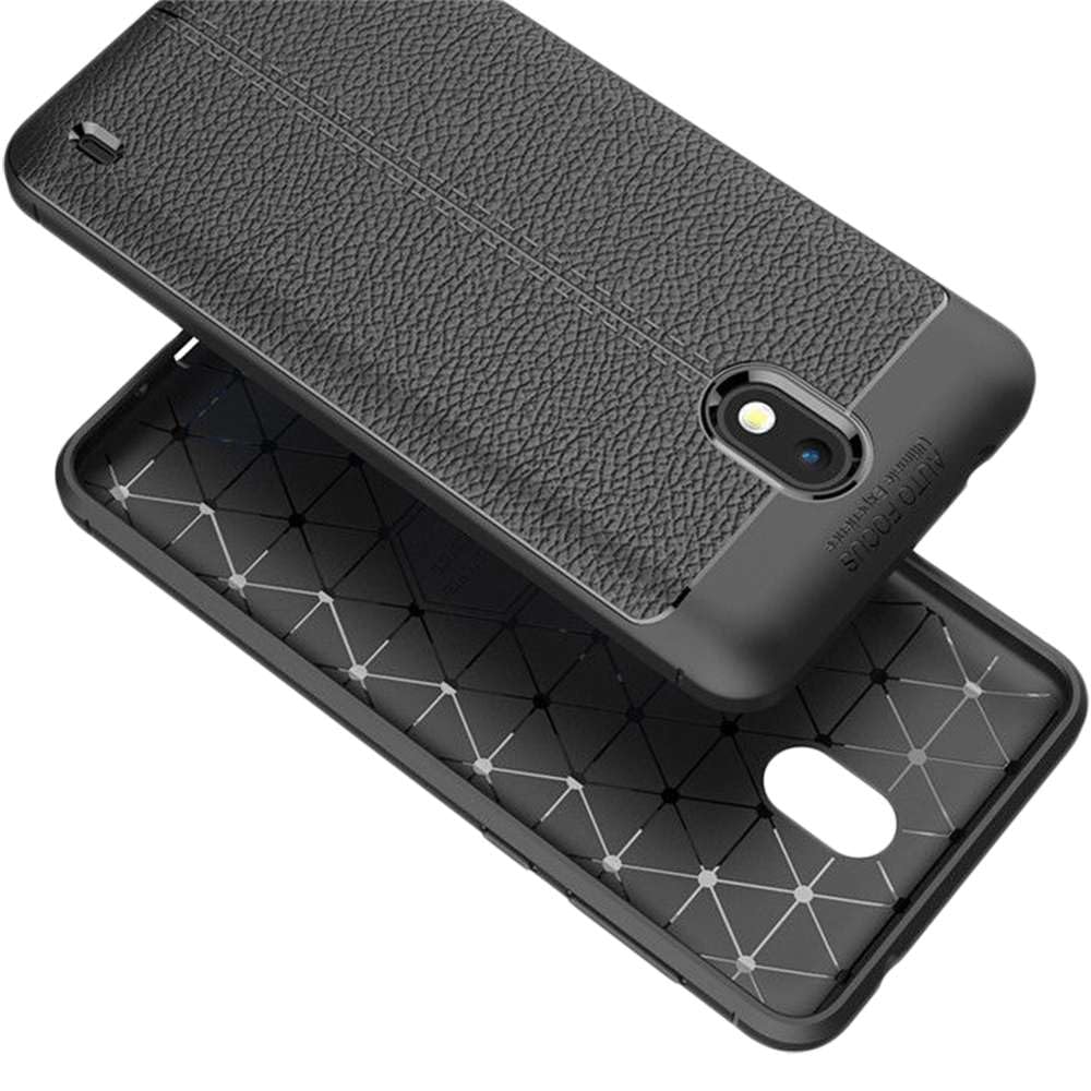 Cover Per Nokia 2 In Silicone Trasparente + Vetro Temperato – Protezione TPU Antiurto, Sottile E Leggera