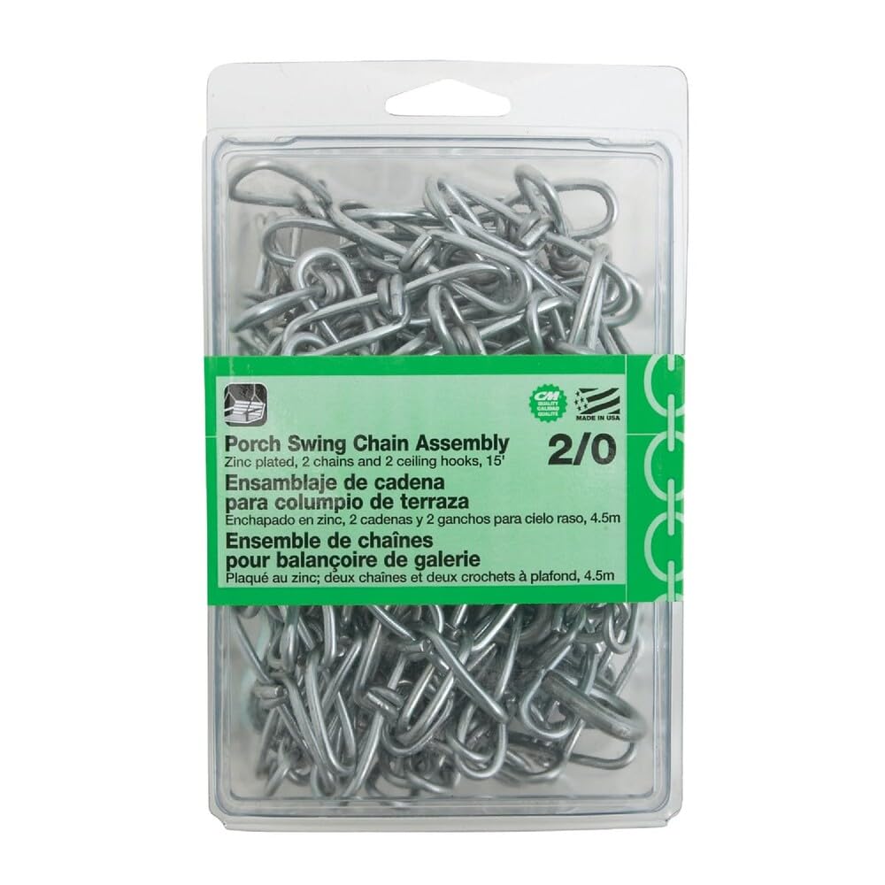 Zinc Plated Coil Chains for Porch Swings -2