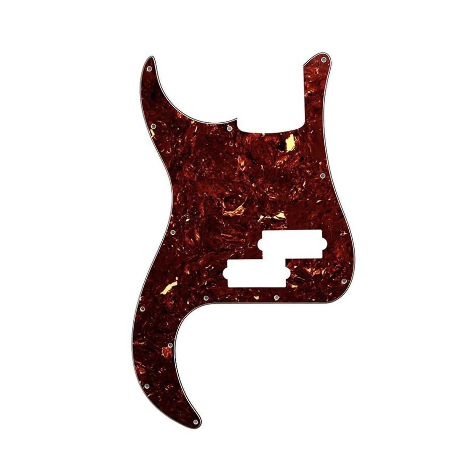 maskownica do gitary Części Jakość Niestandardowe Części Gitary Elektrycznej FD Standard P Bass Pickguard Bez Otworu Na Guzik