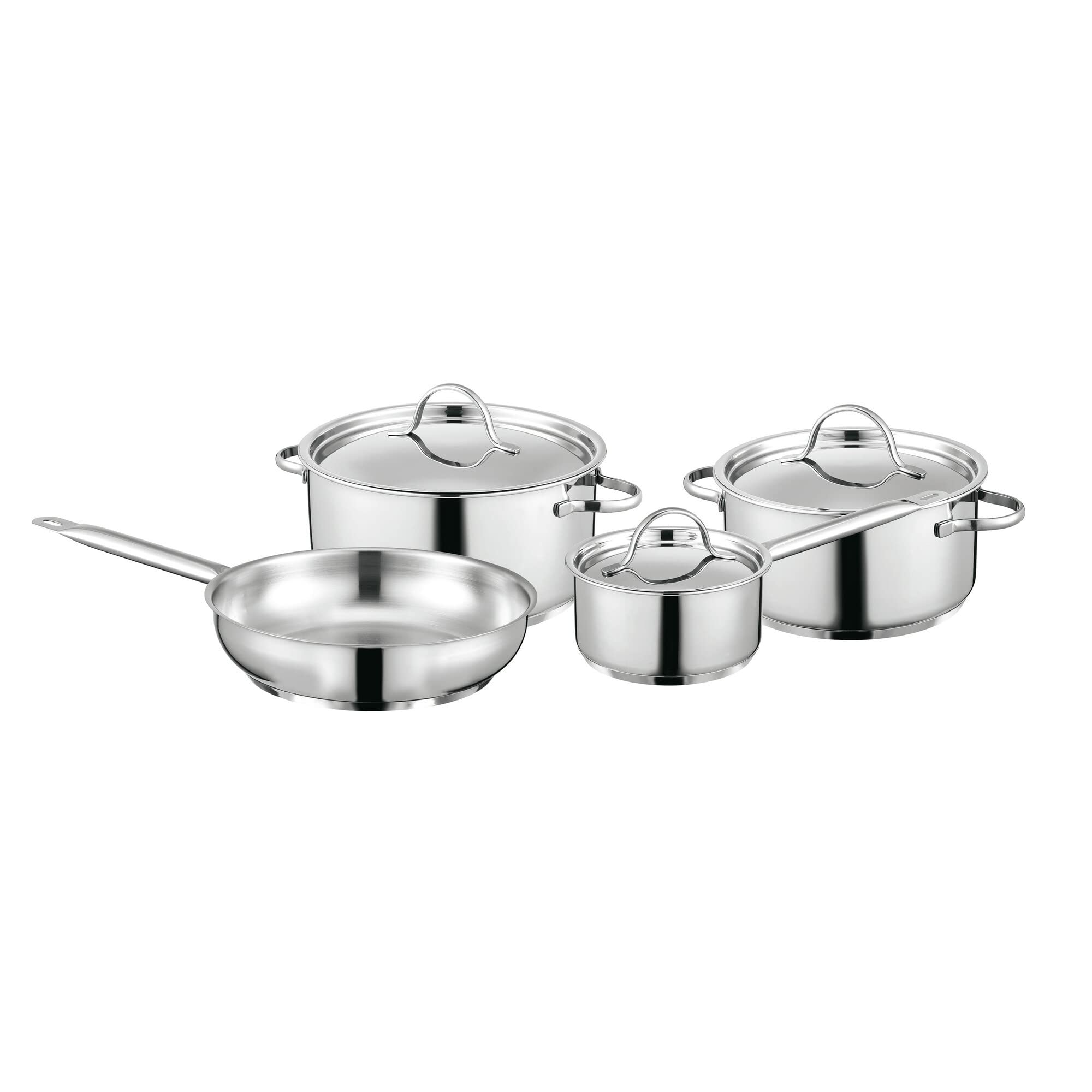 Batterie De Cuisine - Arthur Martin - AM8411 - 10 Pièces - Inox