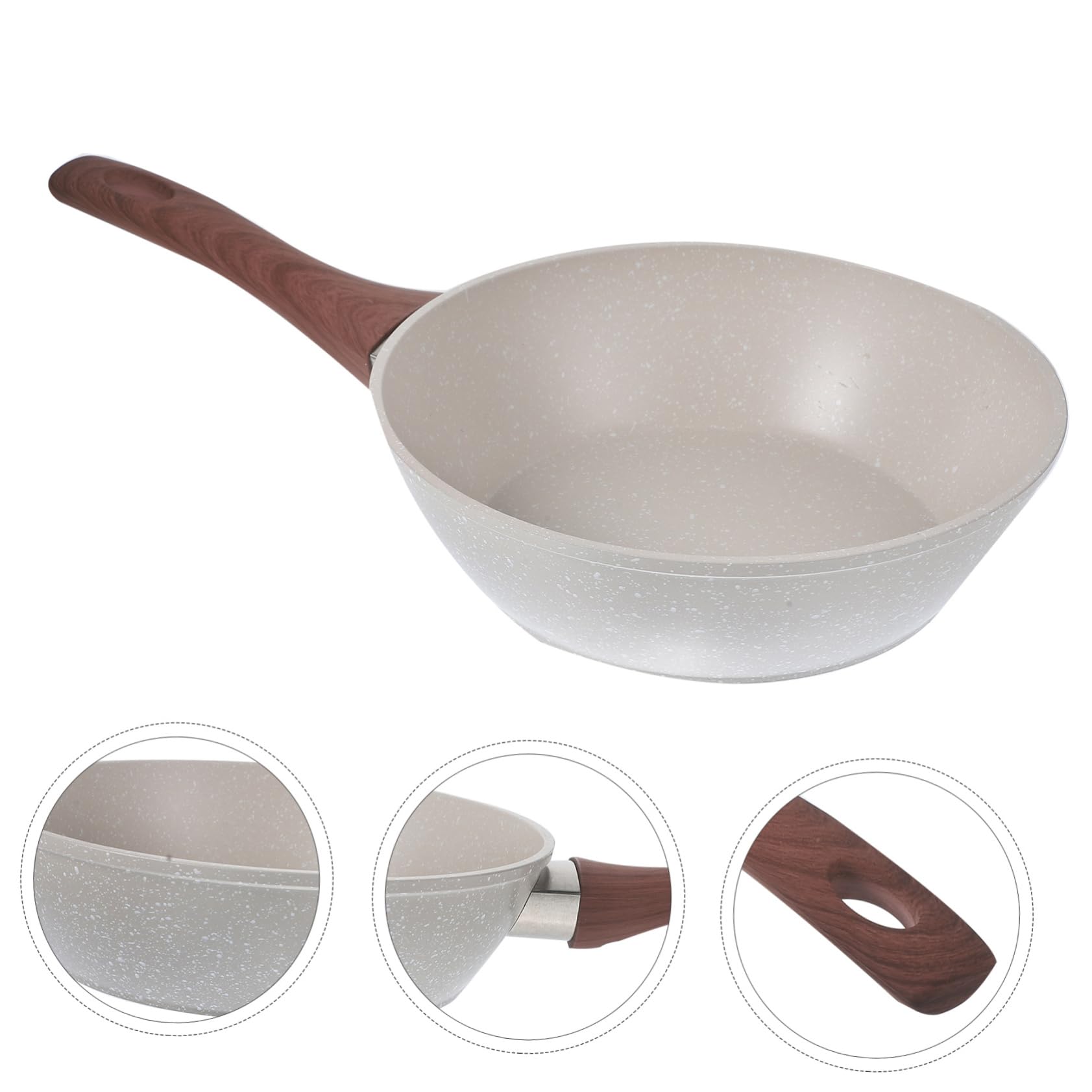 Cabilock Sartén Antiadherente de Piedra Medicinal Plancha para Huevos Sartén Antiadherente para Desayuno