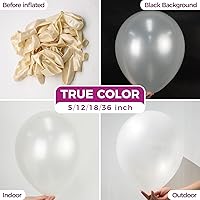 Vista 114 de Bezente Globos de látex verde lima para fiesta, paquete de 100 globos de color verde claro de 12 pulgadas, globos redondos de helio verde fruta