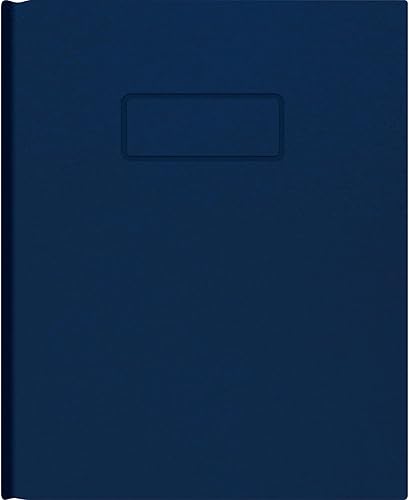Miniatura 3 de Rediform - Cuaderno de negocios con tapa, regla universitaria, 9.25 x 7.25 pulgadas, azul, bloc de páginas de 192 (A982)