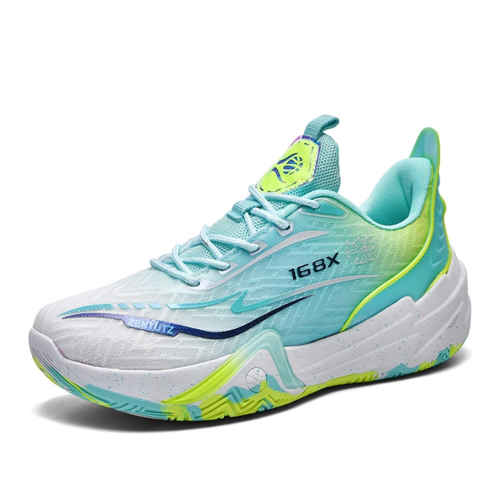 Unisex 2-Tone Buty koszykówka Oddychające In/Out Trening młodzież