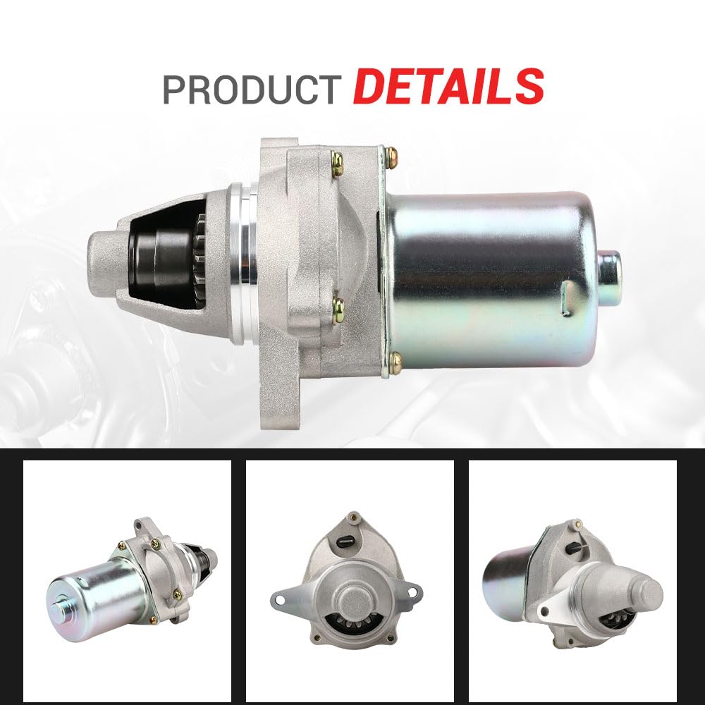 Techie TS1S8033 Starter Motor Compatible with Suzuki LT80 Quadsport Kawasaki KSF80 KFX80 Replacement for 31100-40B00, 31100-40B01,21163-S003,SMU0033