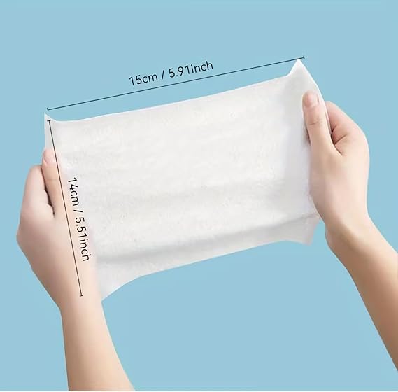 Promosyonca Cep Islak Mendil, Mini Paket, 8'li Set, Kokusuz, Doğal (Mavi)