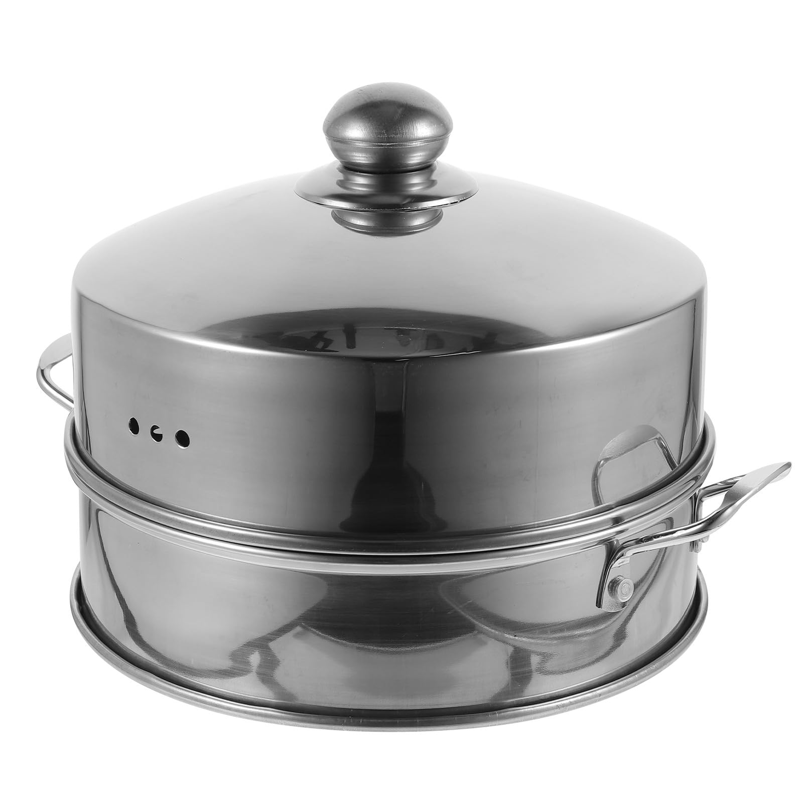 Vaporera Cocedor de Verduras al Vapor Seguro y Calentamiento Uniforme para Cocinar Tapa de Aleación de para y Patatas