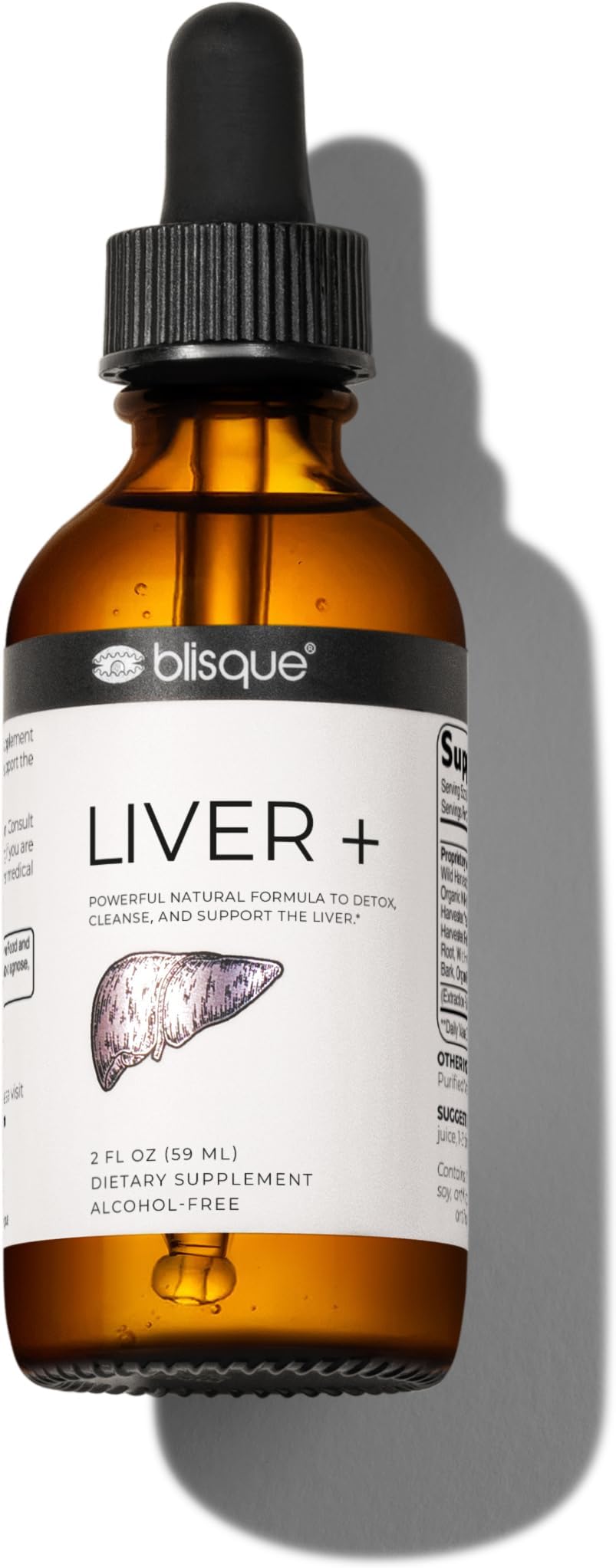 Liver Complex Supplement to Detox, Cleanse, and Repair The Liver | Doctor-Approved | Natural Ingredients | Milk Thistle and Dandelion Root | 2 Ounce | 59 Servings