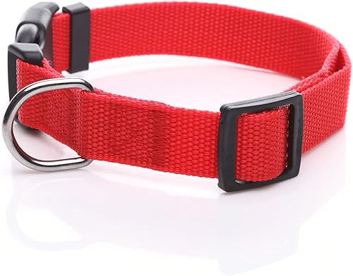 Miniatura 10 de SALO Collar de perro de nailon duradero, collares ajustables para perros medianos y grandes, 58 pulgadas de ancho