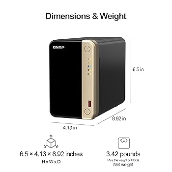 Amazon.com: QNAP TS-264-8G-24ST-US 2 Bay High-Performance