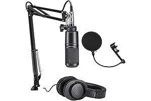 Audio-Technica AT2020USB+ Studio Microphone with XLR Cable