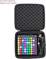 Vista 1 de Hermitshell Funda de viaje para controlador Novation Launchpad (funda para Launchpad Mini MK3 / MK2)