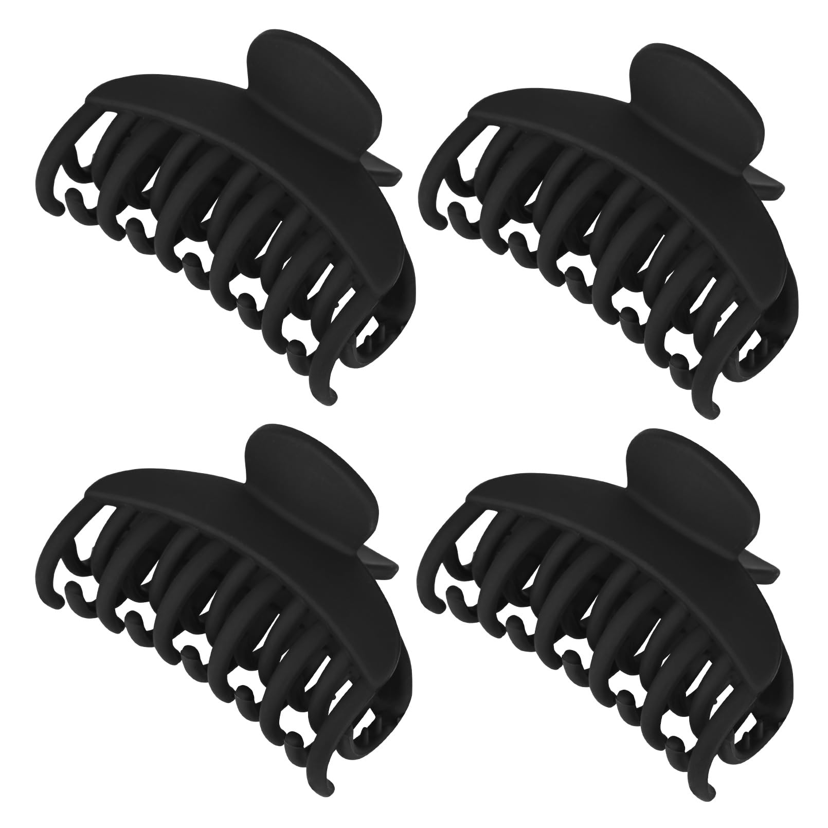 Photo 1 of ** not black **
DEEKA 4 PCS 2.5 Inch Hair Claw Clips Double Row Teeth Matte Hair Jaw Clips Hair Barrettes Thick Medium Thin Hair Clips for Women (Black)