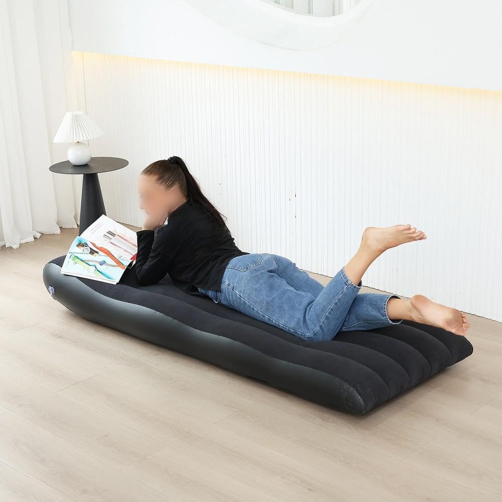 Lettino Gonfiabile Camping 175cm Design Ergonomico