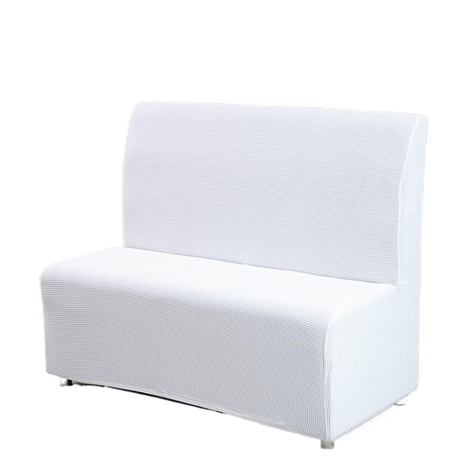 DHYUACN Armless Sofa Slipcover Armless Sofa Cover Elastic Thickened Corn Velvet Hotel Restaurant Stretch Covers Slipcovers(Color 3)